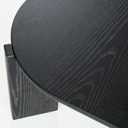 Noah - Modern Dark Brown Square Coffee Table — view 3