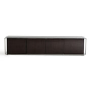 Noble Modern Ebony Lacquer TV Entertainment Center — view 5