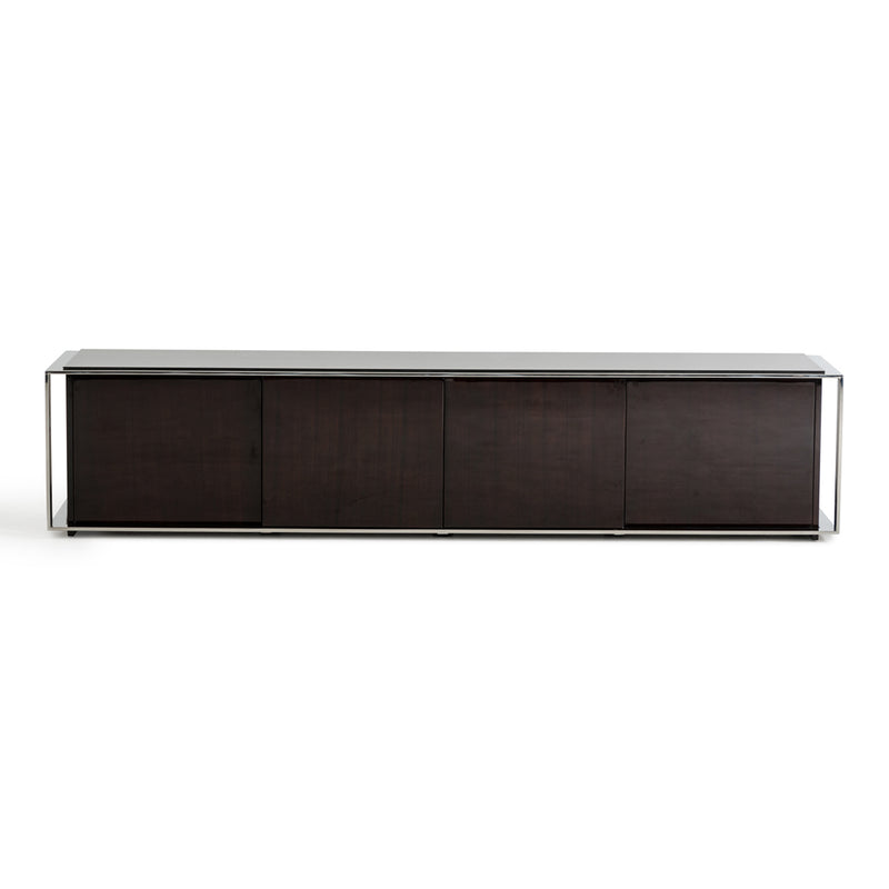 Noble Modern Ebony Lacquer TV Entertainment Center — view 5