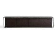 Noble Modern Ebony Lacquer TV Entertainment Center — view 4