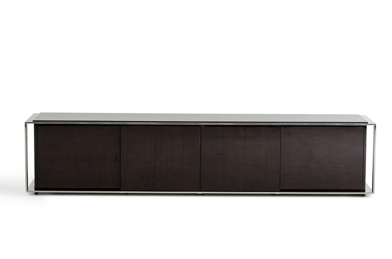 Noble Modern Ebony Lacquer TV Entertainment Center — view 4