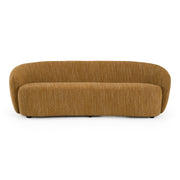 Norris - Modern Mustard Fabric Sofa — view 2