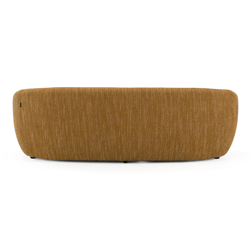 Norris - Modern Mustard Fabric Sofa — view 5
