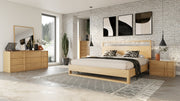 Berlin - Modern Natural Oak Nightstand — view 2