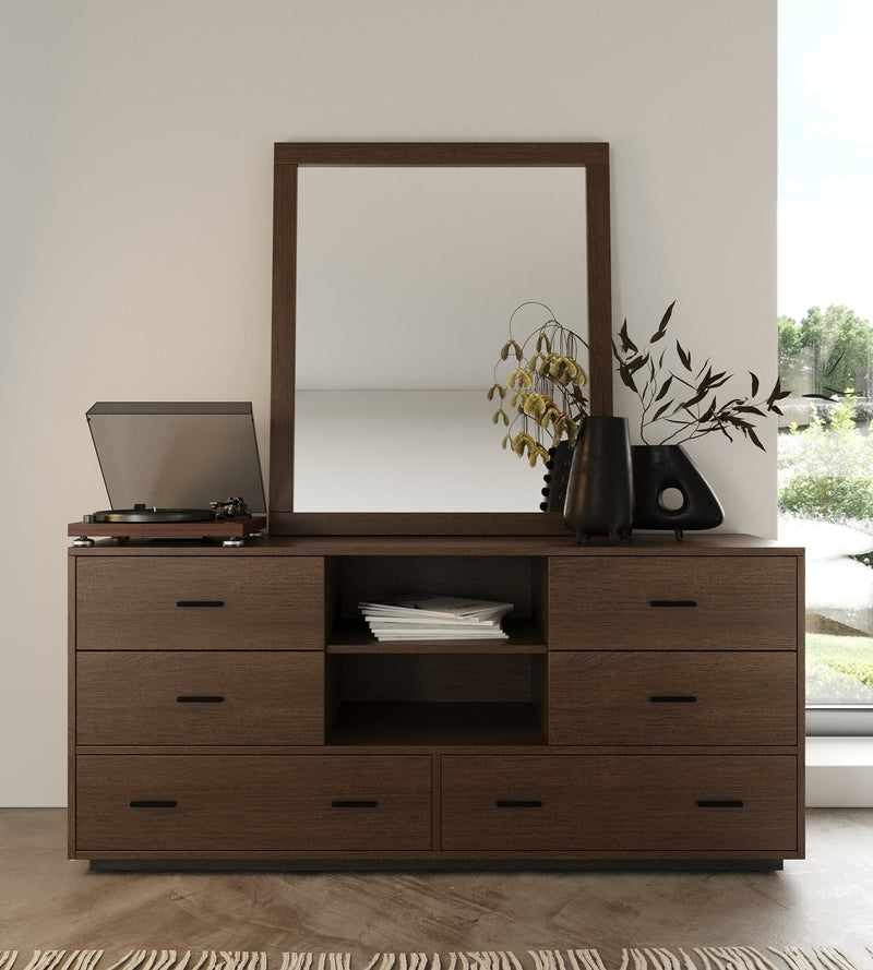 Fantasia - Contemporary Dark Walnut Dresser — view 2