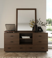 Fantasia - Dark Walnut Dark Grey 4-Piece Bedroom Set — view 2