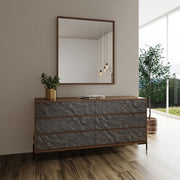 Metcalf - Mid-Century Walnut & Grey Dresser — view 5