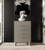 Soria Modern Grey Wash Chest — view 2