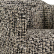 Oldford - Modern Beige + Black Fabric Dining Chair — view 5