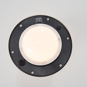 Onza - Outdoor White Medium End Table w/ Solar Light — view 4