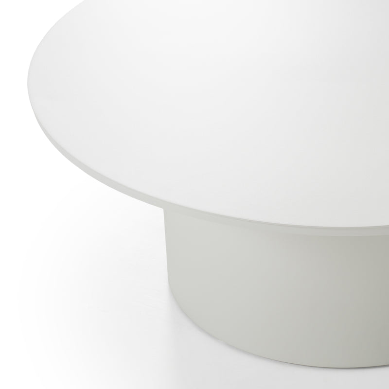 Onza - Outdoor White Coffee Table — view 5