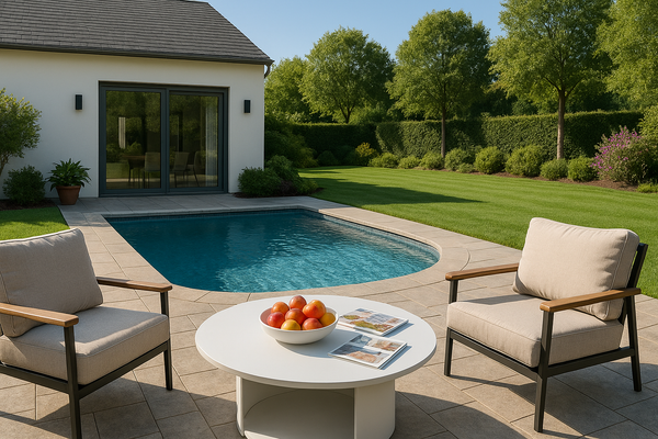 Onza - Outdoor White Coffee Table