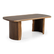 Orville - Modern Live Edge Acacia Dining Table — view 5