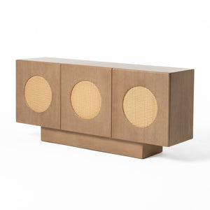 Oshana - Modern White Oak Buffet — view 2