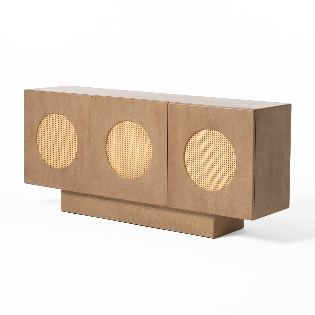 Oshana - Modern White Oak Buffet — view 2