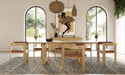 Oshana - Modern White Oak Dining Table — view 2