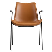 Osprey - Modern Camel Vegan Leather Dining Chair (Set of 2) — view 3