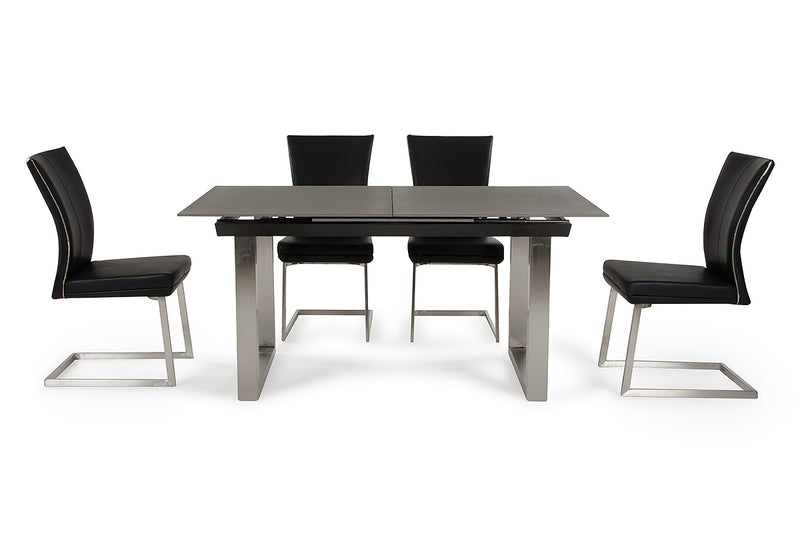 Auden - Modern Black Dining Chair (Set of 2) — view 2