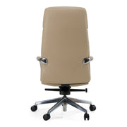 Ozark - Modern Tan Vegan Leather Office Chair — view 3