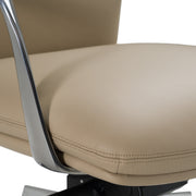 Ozark - Modern Tan Vegan Leather Office Chair — view 4