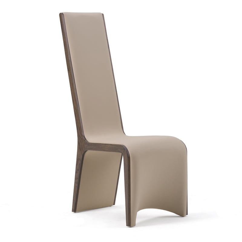 Pacer - Modern Beige & Grey Ash Dining Chair (Set of 2) — view 2