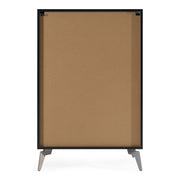 Palermo Italian Modern Faux Concrete & Walnut Chest — view 3
