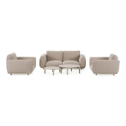 Palma - Outdoor Grey Olefin Fabric Sofa Set — view 4