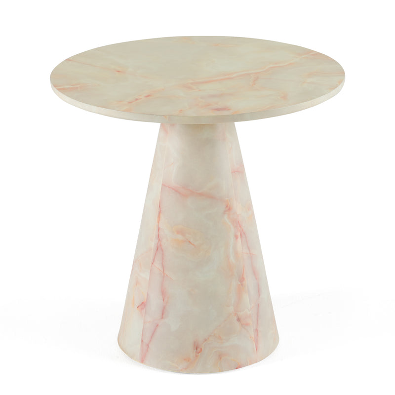 Pampa - Modern Faux Marble End Table