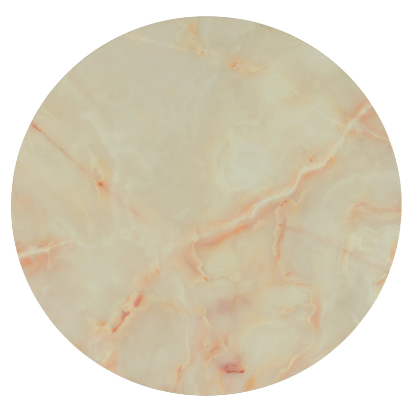 Pampa - Modern Faux Marble End Table — view 3