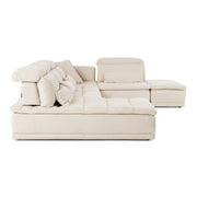 Panorama - Italian Modern Beige Fabric Modular Sectional Sofa — view 5
