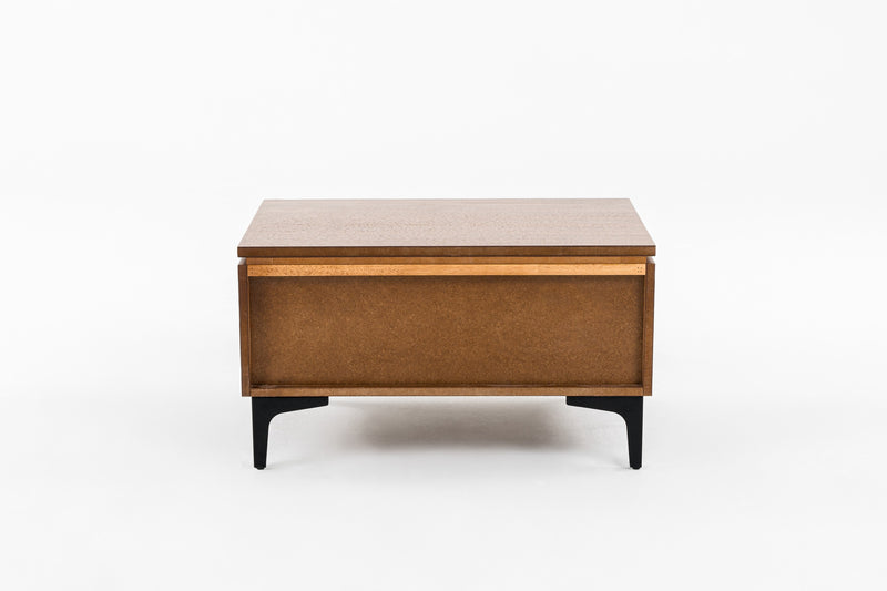 Paula - Mid-Century Walnut Nightstand — view 4