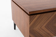 Paula - Mid-Century Walnut Nightstand — view 5