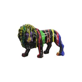 Lion Multi Colored Sculpture