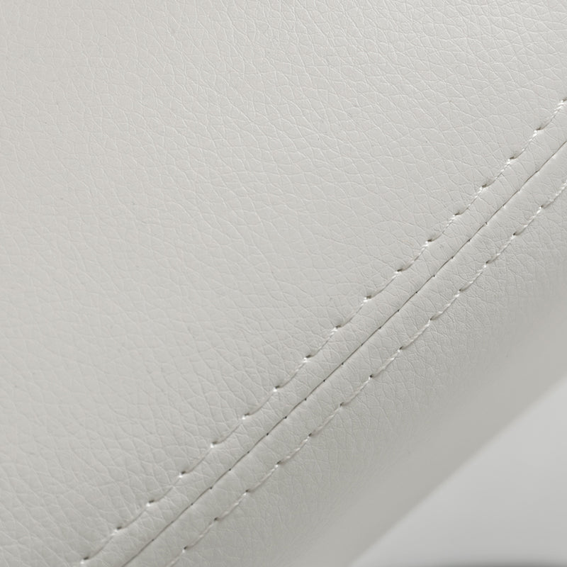 Penn - Modern White Leatherette Dining Chair (Set of 2) — view 3