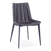 Peoria - Modern Brown & Black Dining Chair (Set of 2) — view 4
