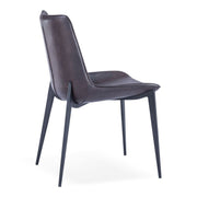 Peoria - Modern Brown & Black Dining Chair (Set of 2) — view 5