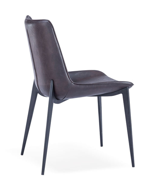 Peoria - Modern Brown & Black Dining Chair (Set of 2) — view 2