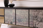Phelan - Modern Smoked Ash & Brass Buffet — view 4