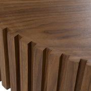 Pierre - Modern Walnut Small Round Coffee Table — view 2