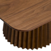Platte - Mid-Century Modern Walnut Square Dining Table — view 4