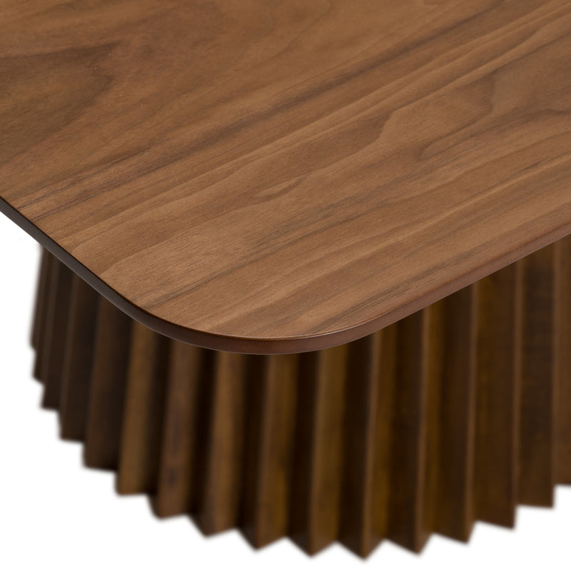 Platte - Mid-Century Modern Walnut Square Dining Table — view 4