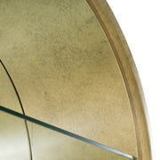 Poise - Modern Antique Brass + Mirror Bookcase — view 3