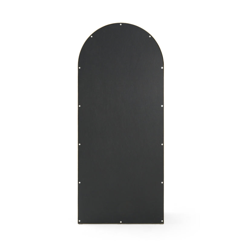 Poise - Modern Antique Brass + Mirror Bookcase — view 4