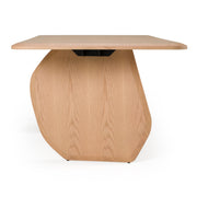 Prado - Modern White Oak Dining Table — view 3