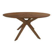 Prospect - Modern Round 59" Walnut Dining Table — view 5