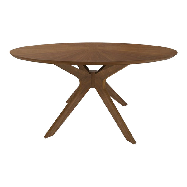 Prospect - Modern Round 47" Walnut Dining Table