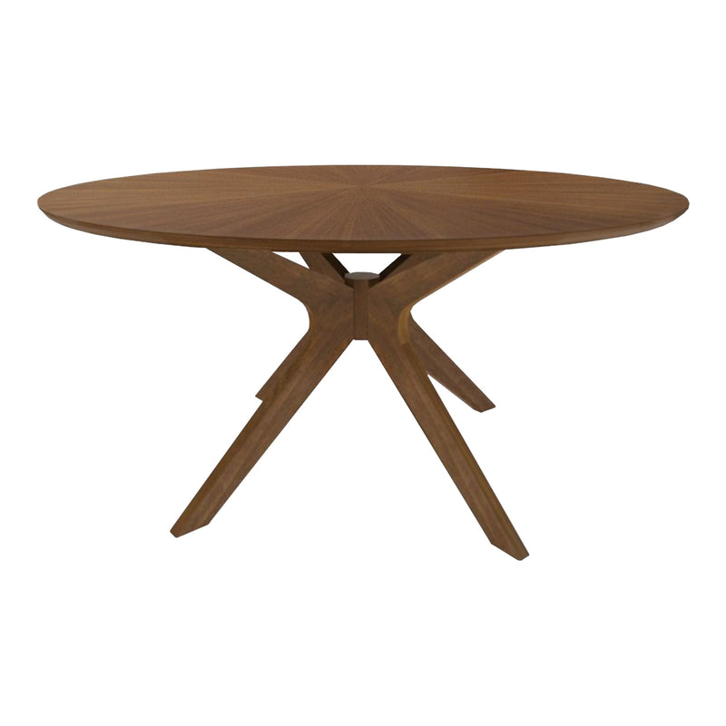 Prospect - Modern Round 47" Walnut Dining Table