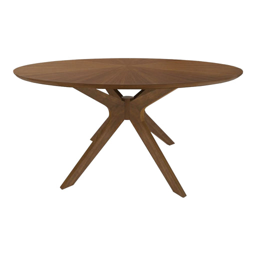 Prospect - Modern Round 47" Walnut Dining Table