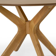 Prospect - Modern Round 47" Natural Oak Dining Table — view 4
