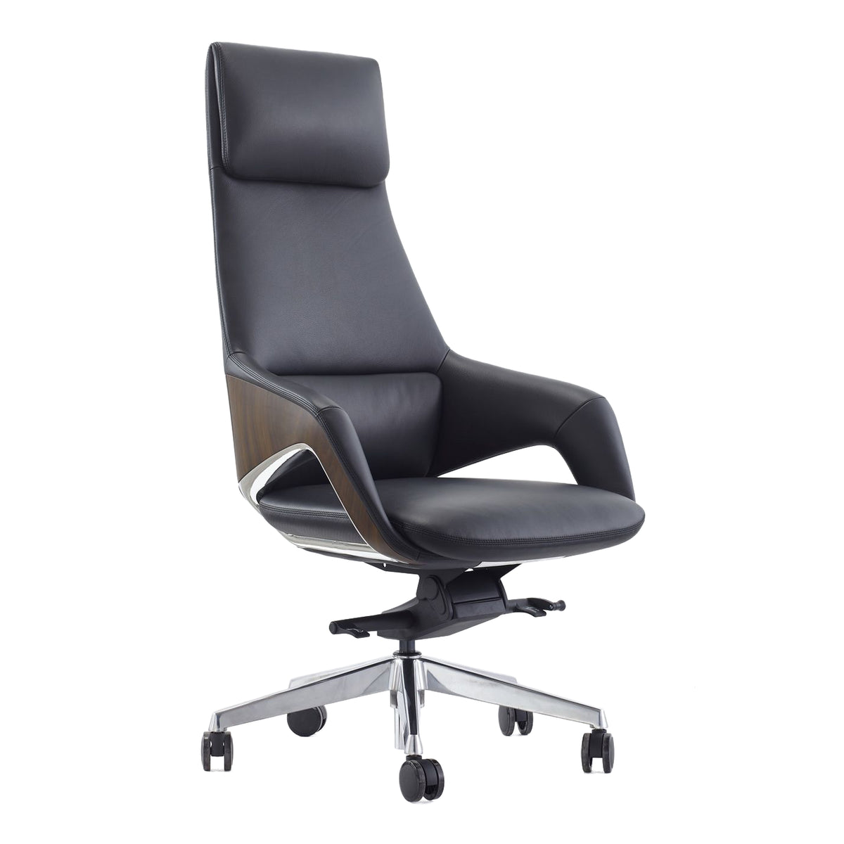 Prost Modern Black High Back Executive Office Chair — view 2